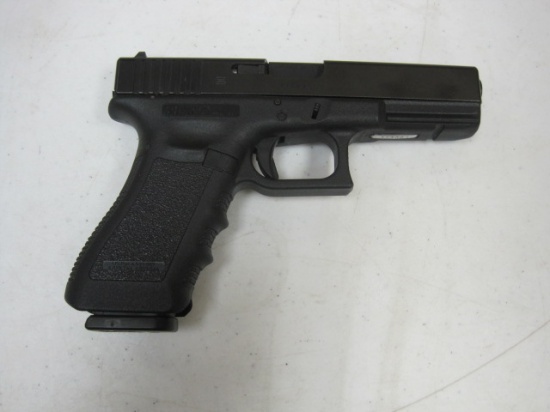 Glock mod. Austria 9x19mm semi auto pistol ser # F00475 90% GUN