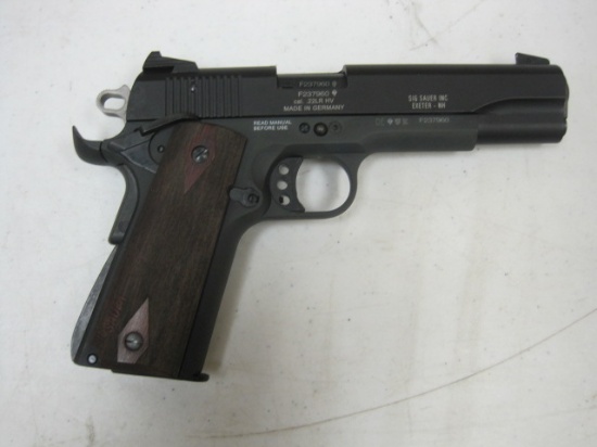 Sig Sauer mod.1911 22 LR HV cal semi auto pistol ser # F237960 NIB