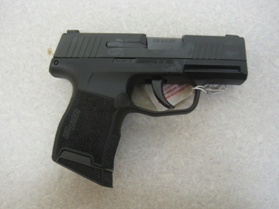 Sig Sauer mod. P365 9x19mm semi auto pistol w/extra mag NIB ser # 66A295125
