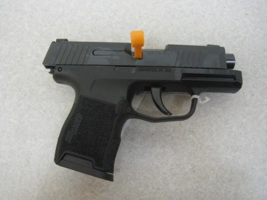 Sig Sauer mod. P365 9mm semi auto pistol 3.1" bbl w/extra mag NIB ser # 66A