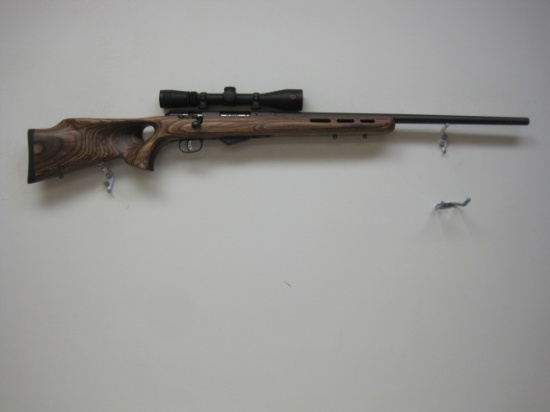 Savage Arms mod.25 17 Hornet cal bolt action rifle w/Redfield 4-9 scope ser