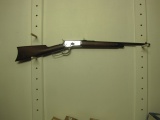 Winchester mod.1892 44 cal lever action rifle nickel plated receiver ser #