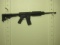 DPMS mod. A-15 223/5.56mm semi auto rifle 2 mags, scope rings, cleaning kit