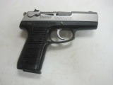 Ruger mod. P95DC 9m semi auto pistol stainless 2 mags ser # 312-56261