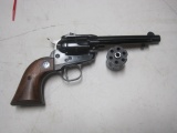 Ruger mod. Single Six 22 cal revolver w/extra 22 mag cylinder ser # 20-7840