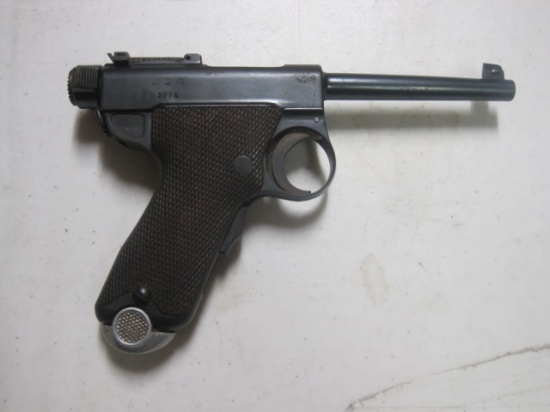 Japan mod. Papa Nambo 8mm semi auto pistol 4th yr ser # 2974