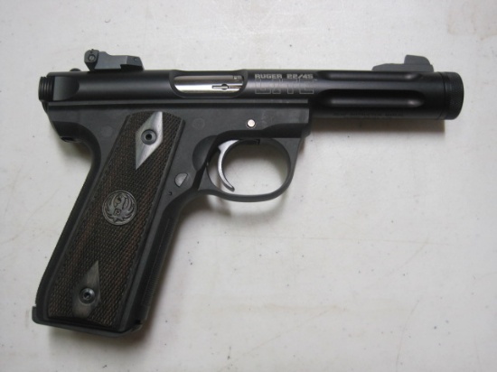 Ruger mod. 22/45 Lite 22 LR cal semi auto pistol threaded bbl w/extra mag &