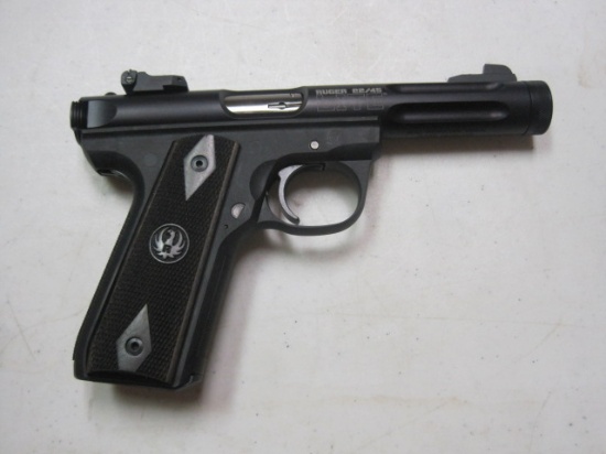 Ruger mod. 22/45 Lite 22 LR cal semi auto pistol threaded bbl & extra mag L