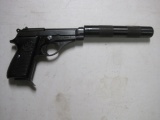 Beretta mod. M-71 22 LR cal semi auto pistol w/suppressor ser # A74216U