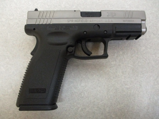 Springfield Armory mod. XD 45 ACP cal semi auto pistol, 4" bi-tone bbl, Acc