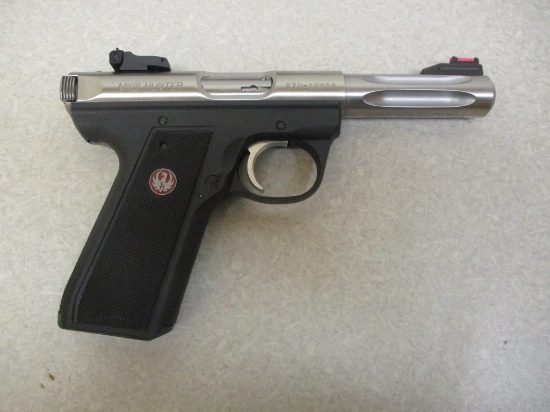 Ruger mod. MK III Hunter 22 LR cal semiauto pistol target model stainless 2