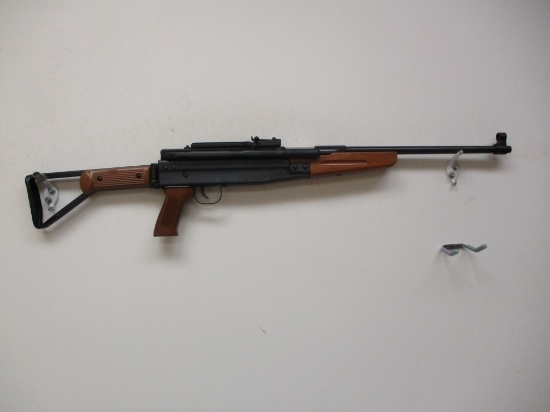 Folding Stock AK47 air rifle .177 cal single shot w/side lever pump ser # N