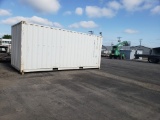 20' CONEX STORAGE BOX W/MATTED FLOOR LIKE NEW