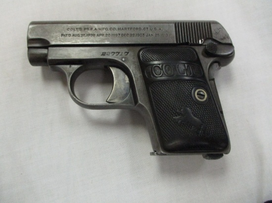 Colt mod Colt automatic 24 cal semi auto pistol Ser# 227717