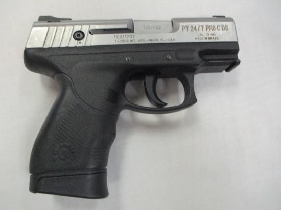 Taurus Mod PT24/7 Pro C DS 9mm semi auto pistol Ser# TC011702