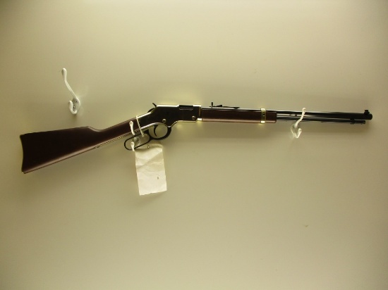 Henry mod. Golden Boy 22 S-L-LR cal lever action rifle octagon bbl NRA comm