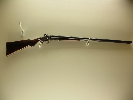 T. Parker mod. SXS 12 ga dbl bbl shotgun hammered (right hammer not working