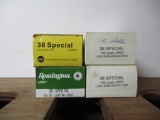 Assorted ammo Remington 38 special 50 rounds full box, Pioneer 38 special 5