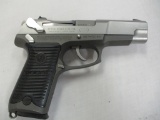 Ruger mod P89 9 mm x 19 cal semi auto pistol stainless w/soft case  ser# 30