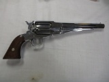 Remington New Model Army 44 cal revolver  Civil War era octagon barrel (nickel) wood  grip Ser# 1229