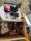 Trenching tool, fish spear, fire starter, misc. fishing gear