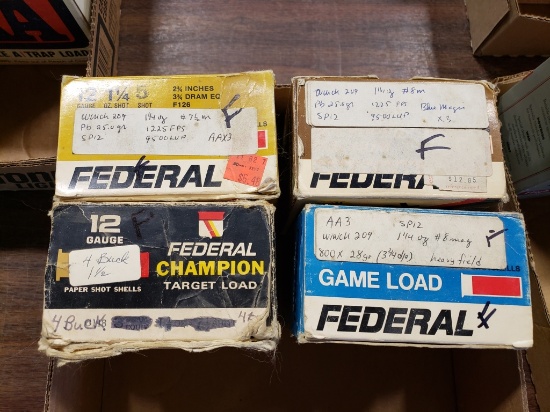RELOADS! 4 bx Federal 12 ga 28 gr 1-1/4 oz