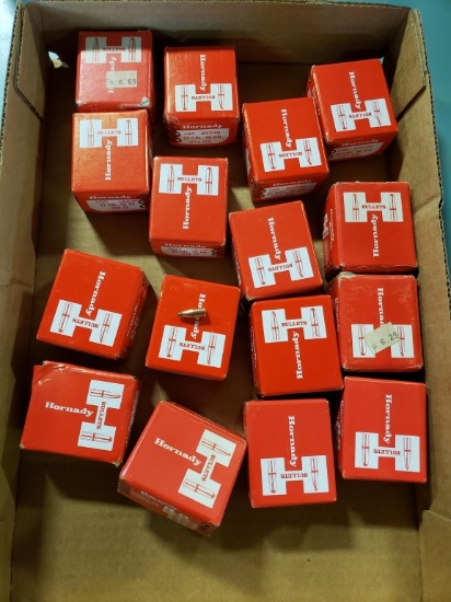 15 boxes Hornady 22 cal/50 gr bullets 100 per box