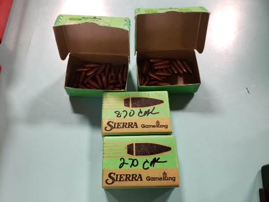 "2 full/1 partial bx Sierra 270 cal (.277) 130 gr Spitzer BT bullets