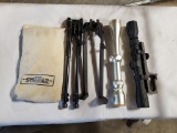 1 Starshot shooters bag, Pro Hunter Scope (3x9 SS) 2 bipods, 1 Tasco scope 3x9x32