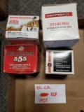 2 bx Winchester 22LR 36 gr PHP, NormaUSA Match 22 22LR 40 gr Lead round nose, Federal AutoMatch 22LR