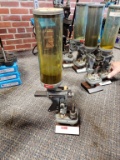 .221 BR 550 Dillon tool heads w/die & powder measure
