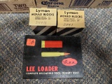 Lee Loader - unknown caliber, 2 new 2 cavity Lyman mould blocks #31141 & #311410