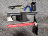 Tree saw, multi-too, Gerber axe, Tru Temper pickax