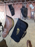 2 gun cases, Uncle Mike's sidekick holster, Velcro holster