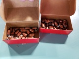 2 partial boxes Hornady .38 cal HP bullets