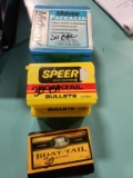 2 bx. Speer 30 cal (.308) 1.65 gr. bullets, 1 bx. Speer 30 cal (308) 1.50 gr BTSP, 1 Midway 30 carbi