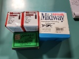 1 box Sierra 30 cal (.308) 180 gr Spitzer bullets 2 bx Hornady 30 cal (.308) 100 gr. SJ bullets 100