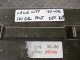 Ammo can of .30-06 150 GR FMJ 250 rounds