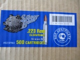Silver Bear .223 Rem 5.56x45mm 55 GR FMJ 500 cartr