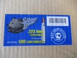 Silver Bear .223 Rem 5.56x45mm 55 GR FMJ 500 cart