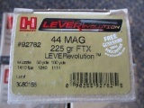 5 boxes Hornaday 44 Mag 225 GR FTX LEVERevolution