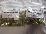 361. 2 bags 100 rounds .45 Long Colt 255 GR LRN (5
