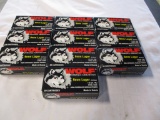 399. 10 boxes Wolf Performance Ammunition 9 mm Lug