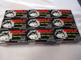 414. 9 boxes Wolf Performance Ammunition 9 mm Luge