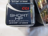 429. 10 boxes CCI Short HP High Velocity 22 S CHP 2