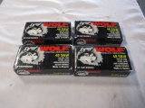 434. 4 boxes Wolf Performance Ammunition 40 S&W 18