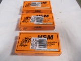 490. 3 boxes HSM 500 S&W 300 GR JHP Midrange (20 p