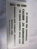 493. 5 boxes Remington Arms Co .30 Remington cal 1