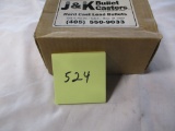 524. J&K Bullet Casters Hard Cast Lead Bullets 38