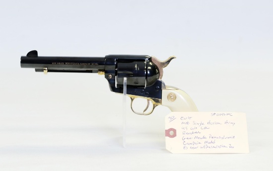 Colt Mod Single action Army 45 Colt cal revolver